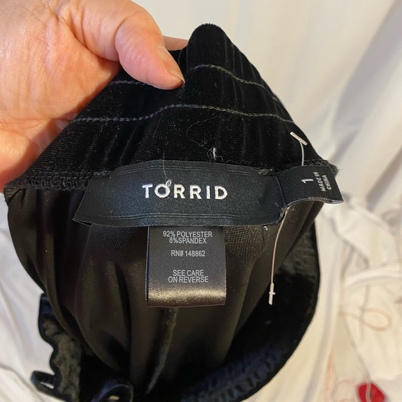 Torrid Velour Sweatpants Lounge Jogger pants NWT 14/16, size 1 - Picture 5 of 5